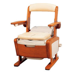 安寿　家具調トイレAR-SA1　シャワピタ　はねあげL